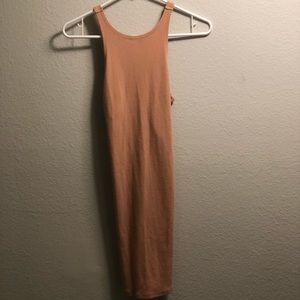 V-strap bodycon dress